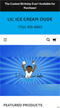 Mobile Screenshot of lilicecreamdude.com